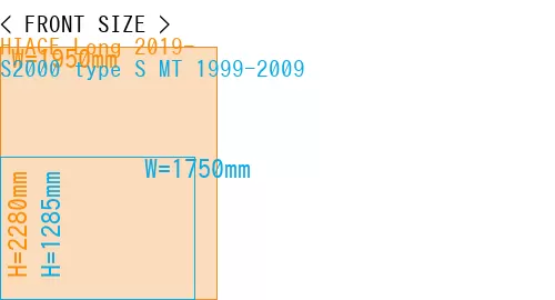 #HIACE Long 2019- + S2000 type S MT 1999-2009
